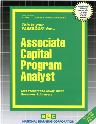 Associate Capital Program Analyst(Passbooks) (Career Examination Series)