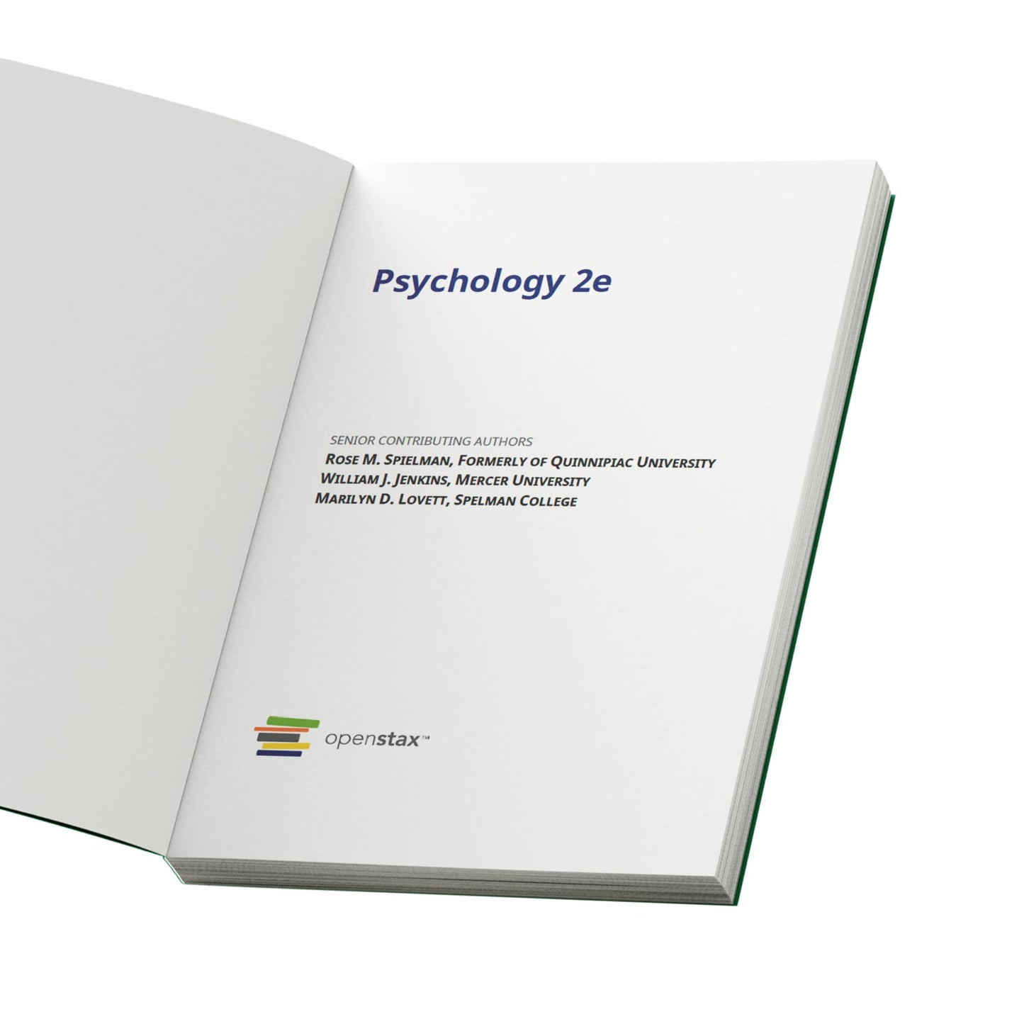 Psychology 2e: Official OpenStax [hardcover, full color]
