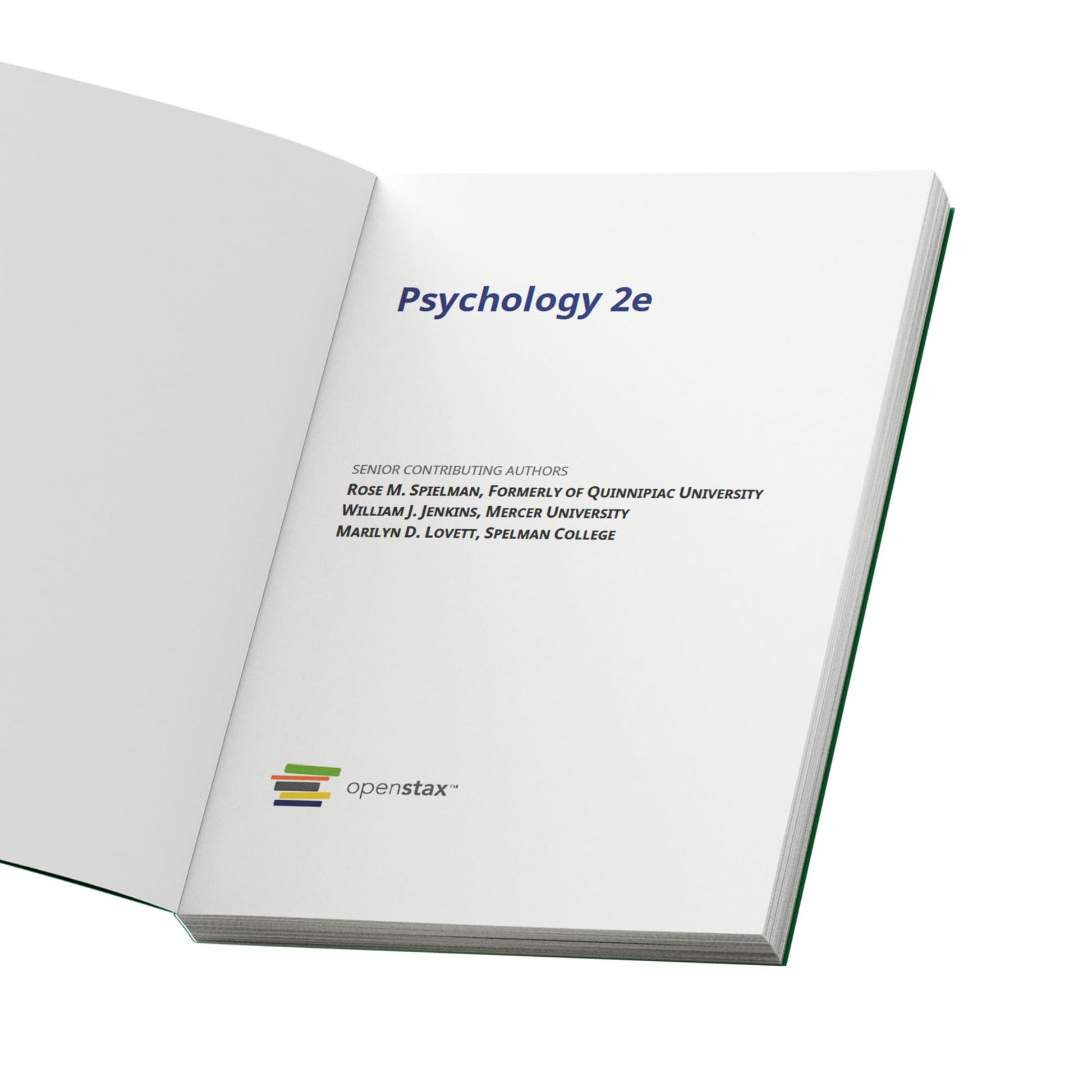 Psychology 2e: Official OpenStax [hardcover, full color]