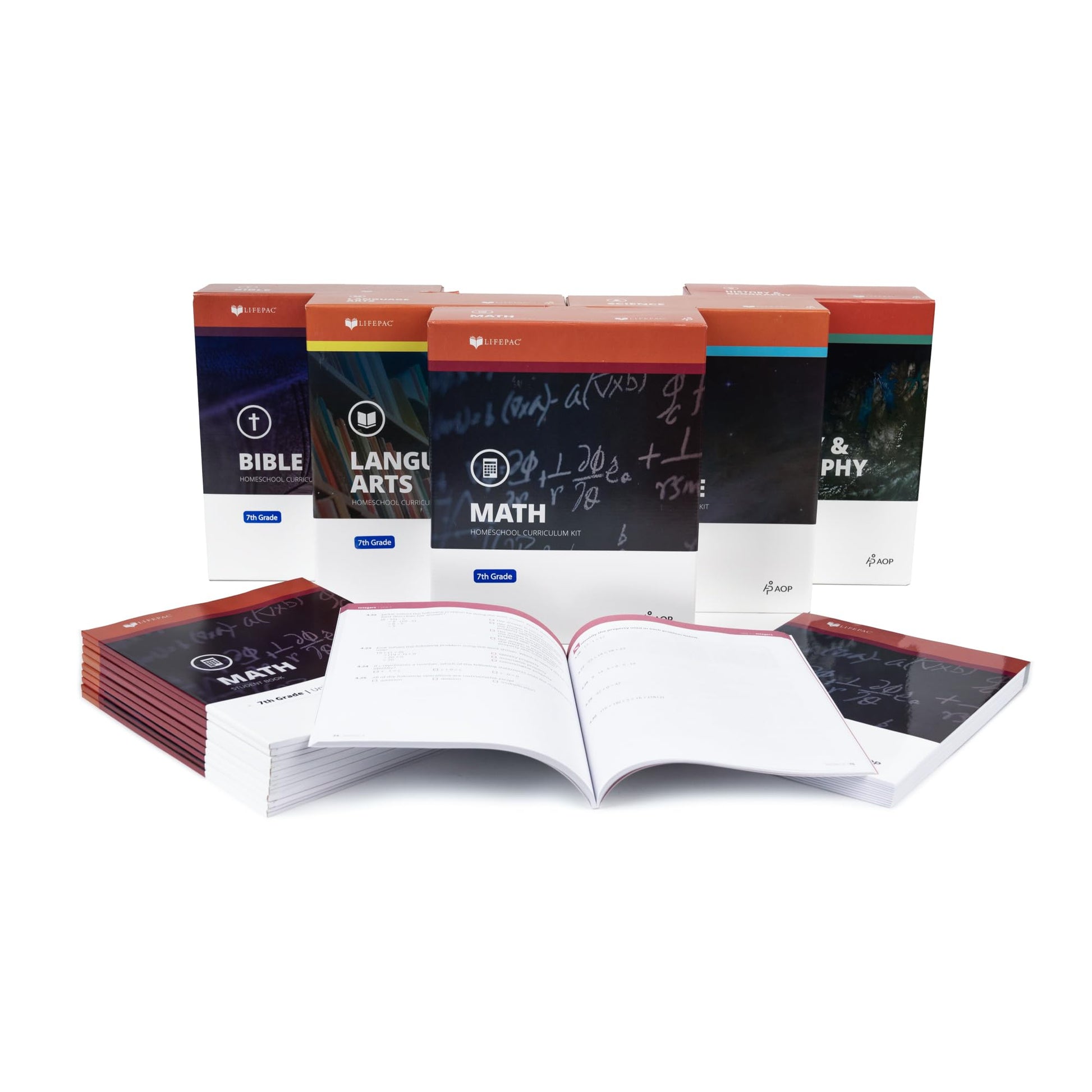 Lifepac 5 Subject Complete Set Grade 7