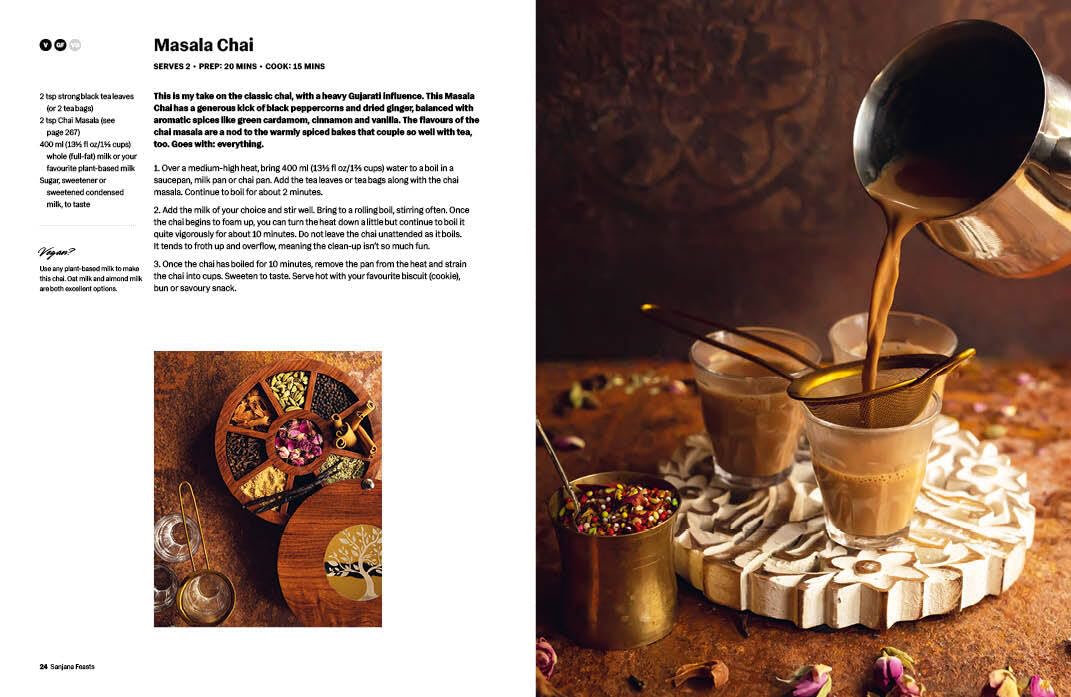 Sanjana Feasts: Modern Vegetarian and Vegan Indian Recipes to Feed Your Soul