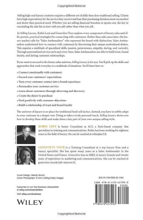 Selling Luxury: Connect with Affluent Customers, Create Unique Experiences Through Impeccable Service, and Close the Sale