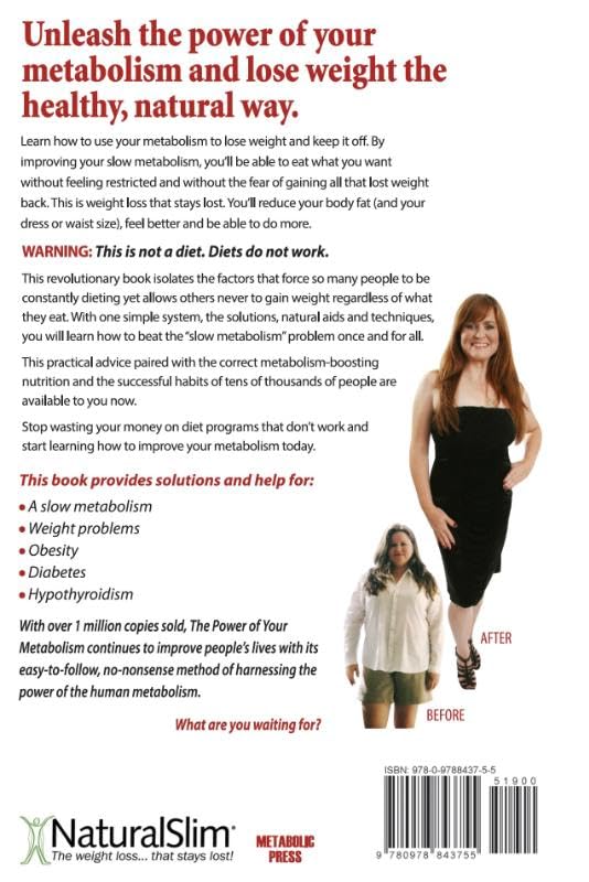 The Power of Your Metabolism — back cover
