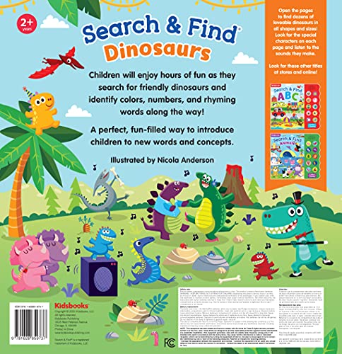 Search & Find: Dinosaurs 10 Button (Search & Find 10-Button)