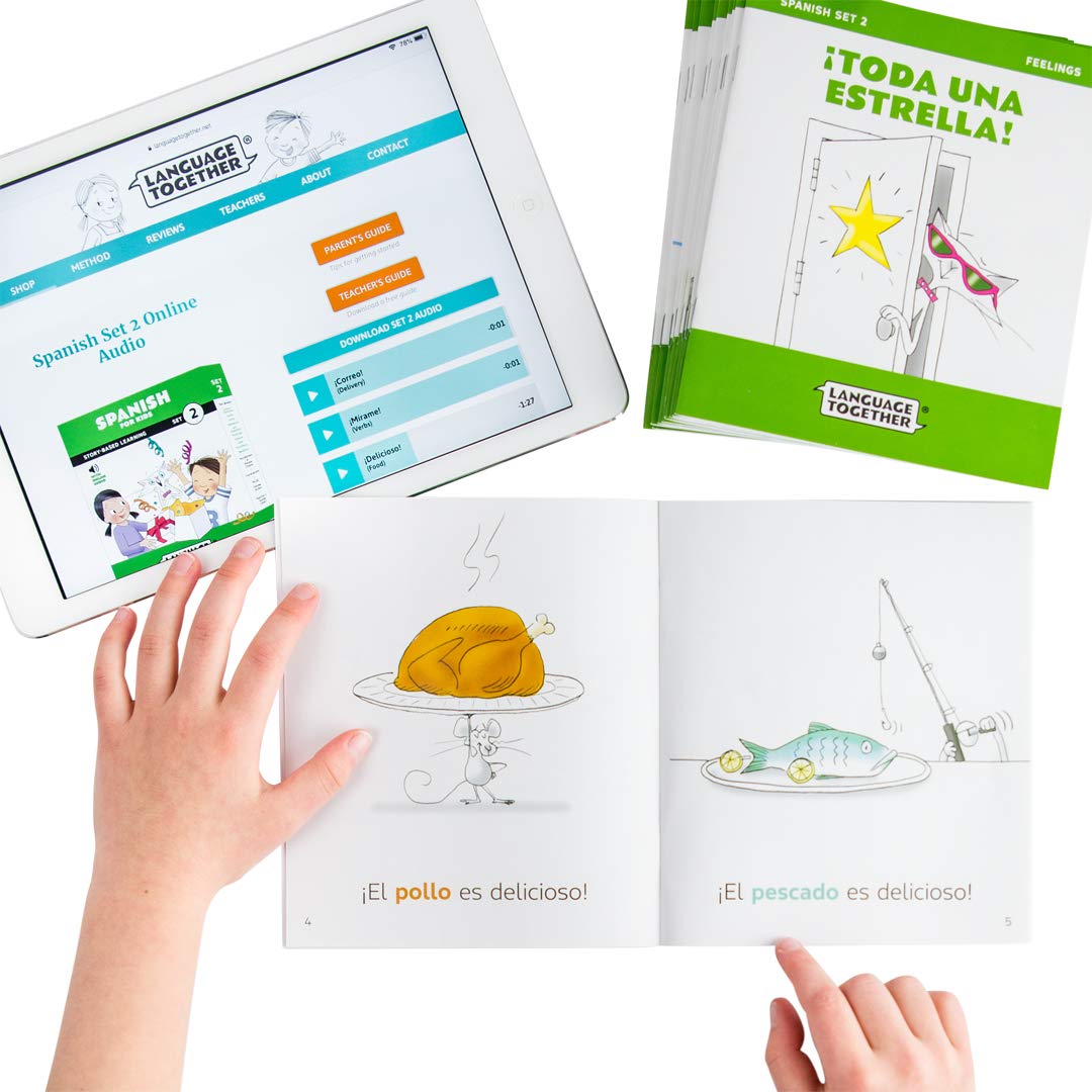 Spanish for Kids Set 2: Beginner Reader Box Set - 10 Early R