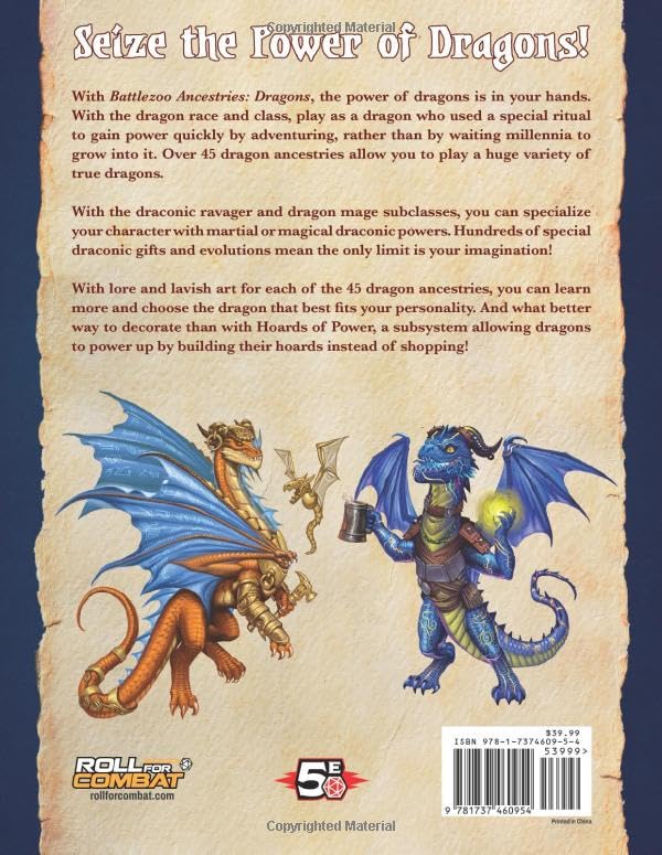Battlezoo Ancestries: Dragons (5E)