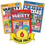 Jumbo Crosswords & Family Variety Puzzles & Games for Adults & Seniors - 6 Pack [Paperback] Penny Press/Dell Magazines