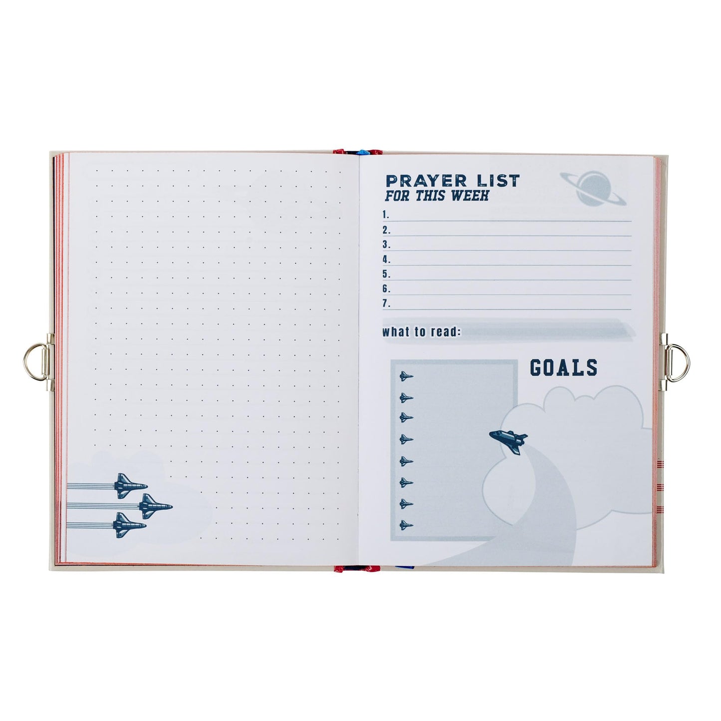 Secret Diary with Lock/Keys, Boys Interactive Christian Journal with Writing Prompts Teen, Tween Strong and Courageous Josh. 1:9 Bible Verse