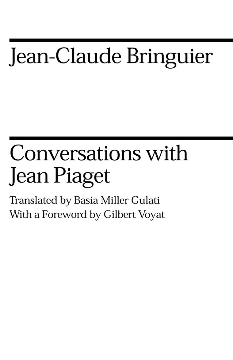 Conversations with Jean Piaget (Midway Reprint)