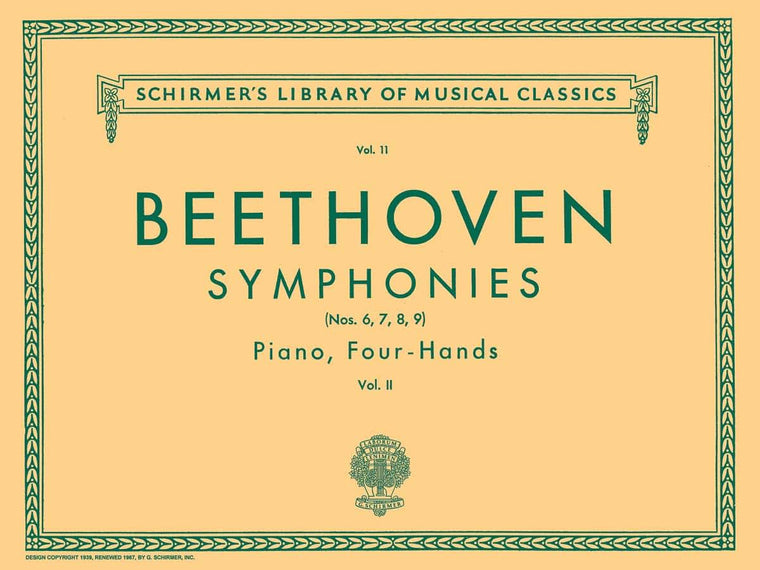 Symphonies - Book 2 (6-9): Schirmer Library of Classics Volume 11 Piano Duet (Schirmer's Library of Musical Classics, 11)