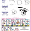Draw Quick & Easy Anime Manga Eyes: How to Draw Anime Manga Eyes Step by Step Art Lessons for Kids, Teens, Beginners - Easy Drawing Book