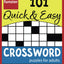 Funster 101 Quick & Easy Crossword Puzzles for Adults - LARGE PRINT: The relaxing brain activity book.