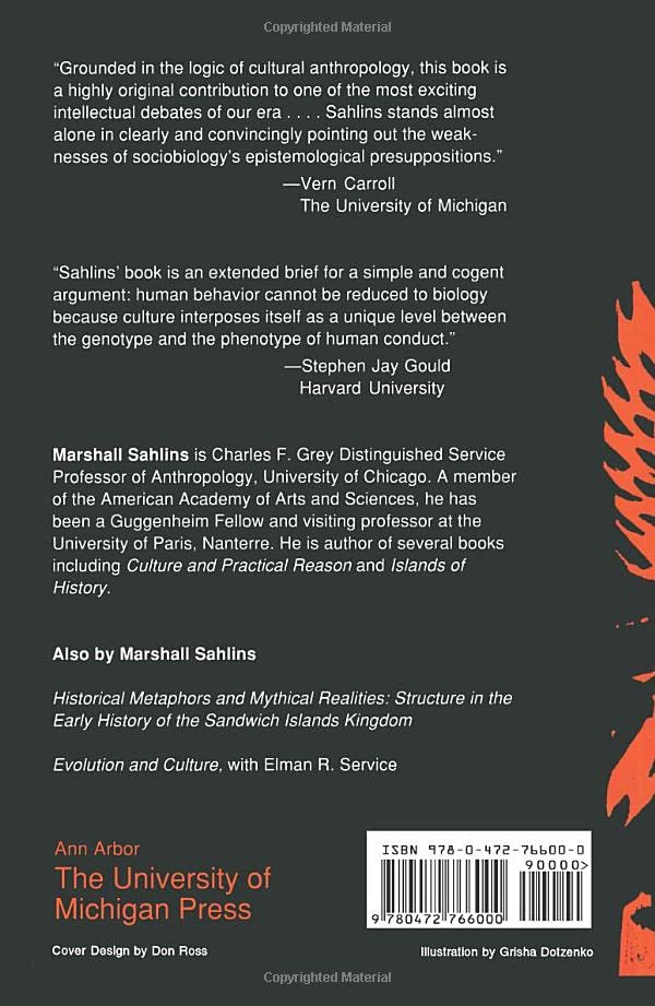 The Use and Abuse of Biology: An Anthropological Critique of Sociobiology — back cover