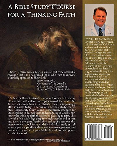 Mere Christianity Study Guide: A Bible Study on the C.S. Lewis Book Mere Christianity (CS Lewis Study Series) — back cover