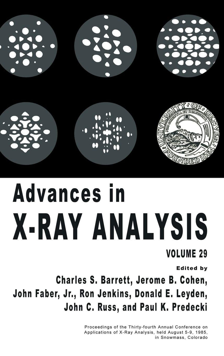 Advances in X-Ray Analysis, Vol. 29