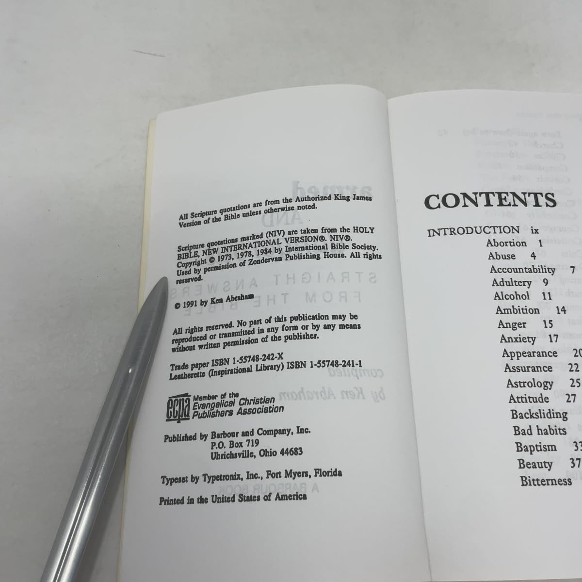 Armed and Dangerous (Ephesians 6:11: Straight Answers from the Bible; Inspirational Library)
