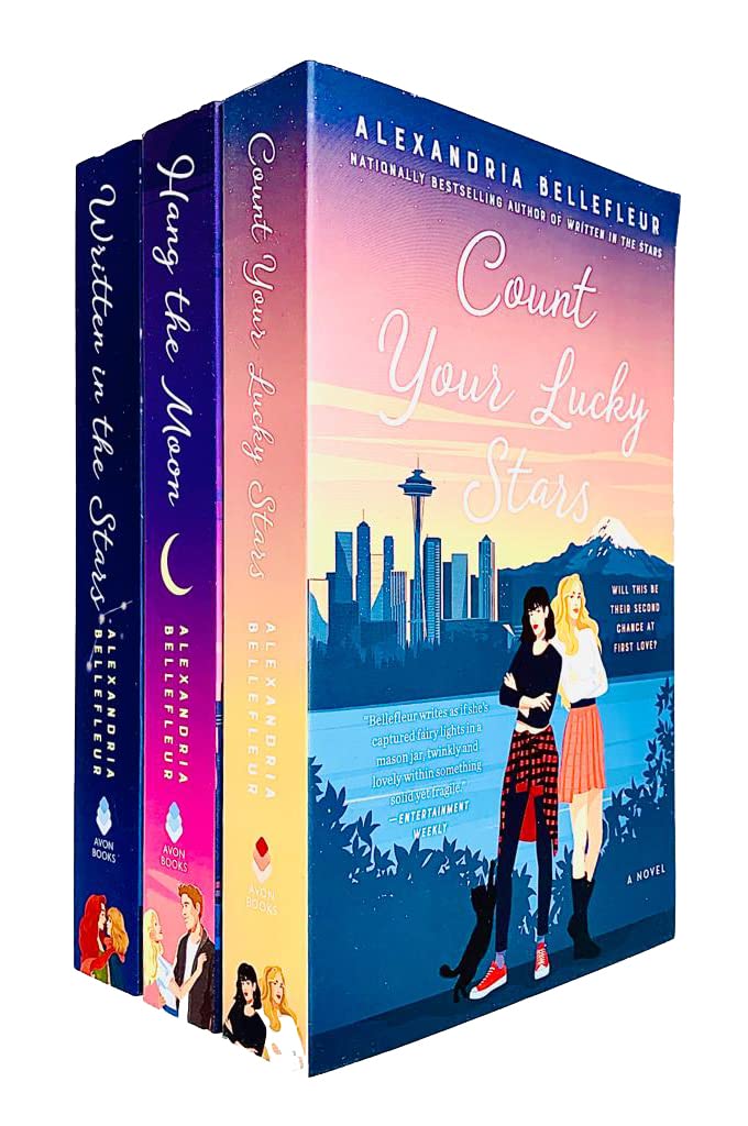 Written in the Stars 3 Books Collection Set By Alexandria Bellefleur (Written in the Stars, Hang the Moon & Count Your Lucky Stars)
