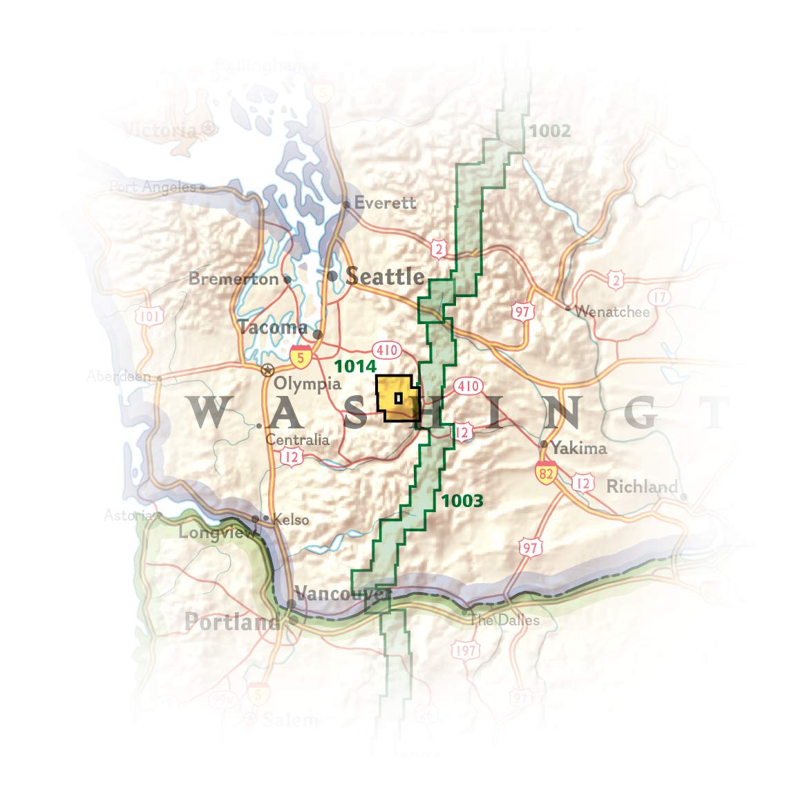 Wonderland Trail Map (National Geographic Topographic Map Guide, 1014)