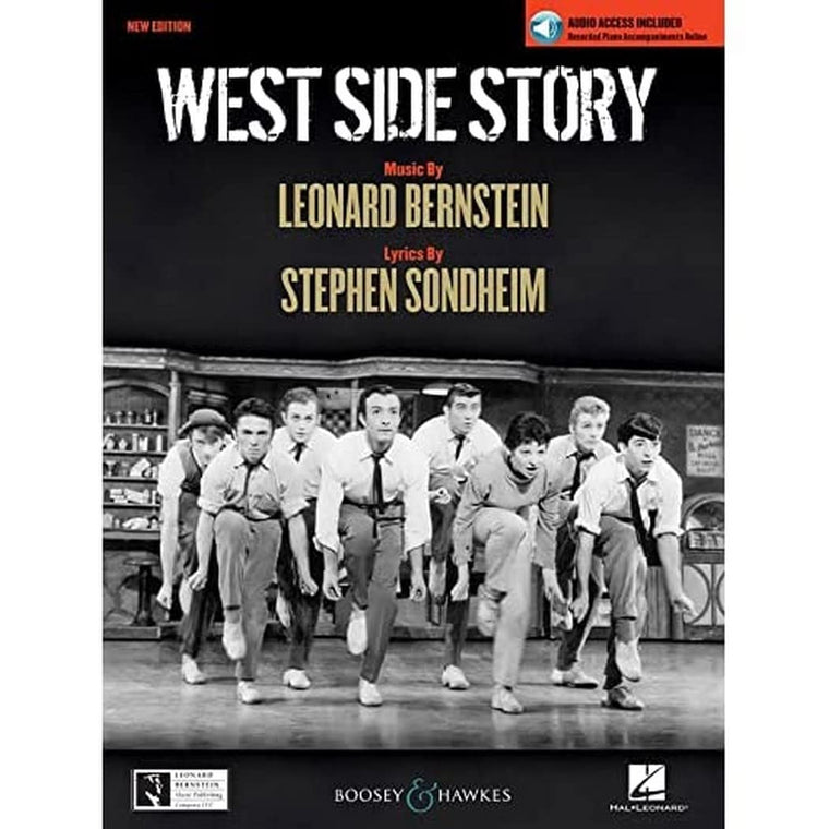 West Side Story Piano/Vocal Selections with Piano Accompaniment Recording Book/Online Audio