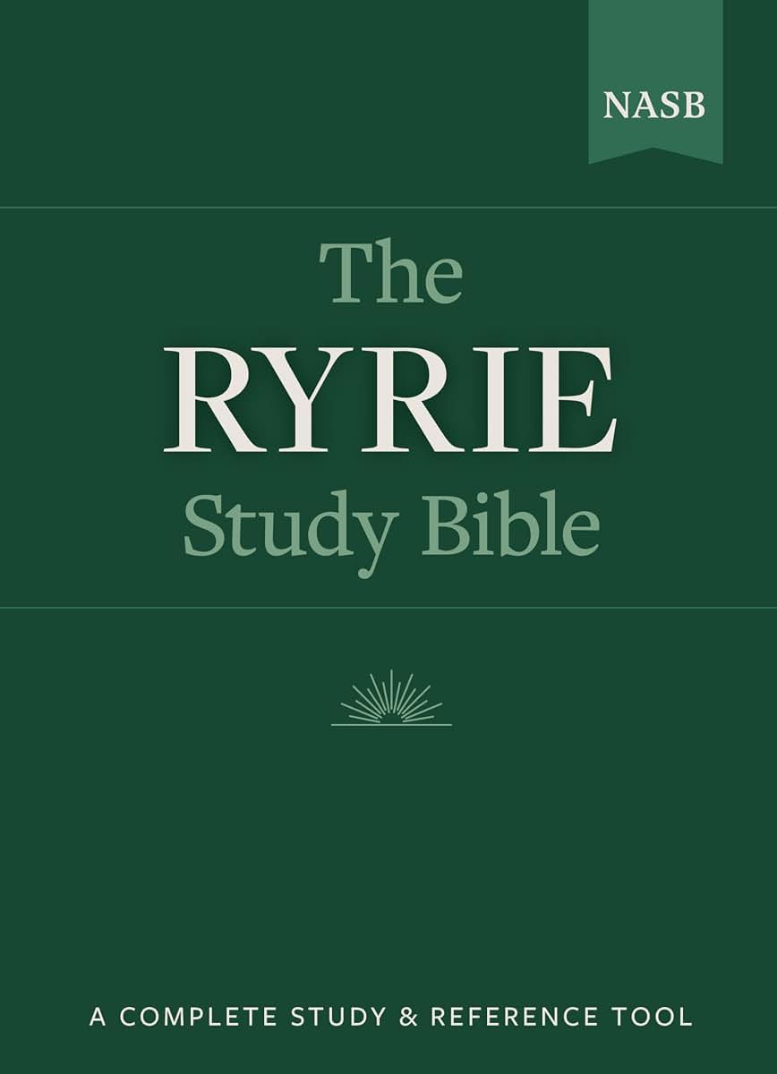 The Ryrie NAS Study Bible Hardcover Red Letter Indexed (New American Standard 1995 Edition)