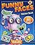 Funny Faces Coloring Sticker Book - Robots Includes 2 Pages with Over 50 Stickers 16 Pages