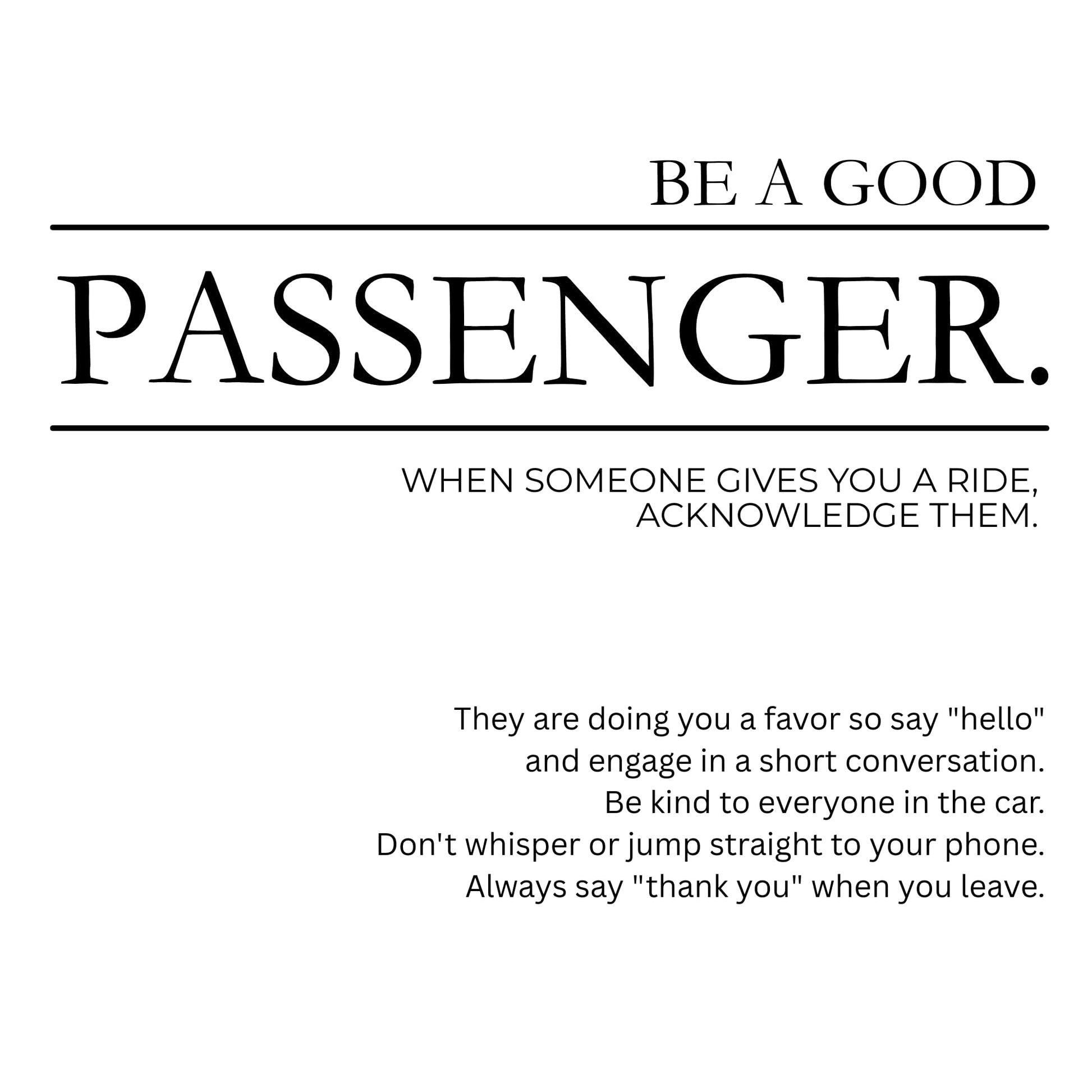 52 Modern Manners for Today's Teens
