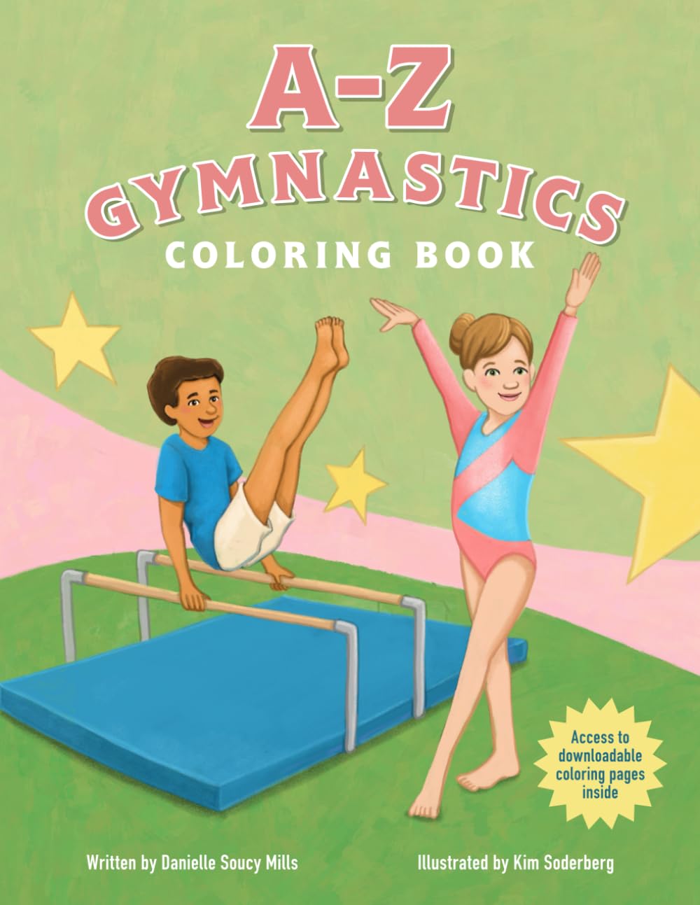 A-Z Gymnastics Coloring Book (FLIP Over Books Collection)