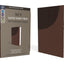 NIV, Super Giant Print Reference Bible (Font Size: 16.5-point), Leathersoft, Brown, Red Letter, Thumb Indexed, Comfort Print