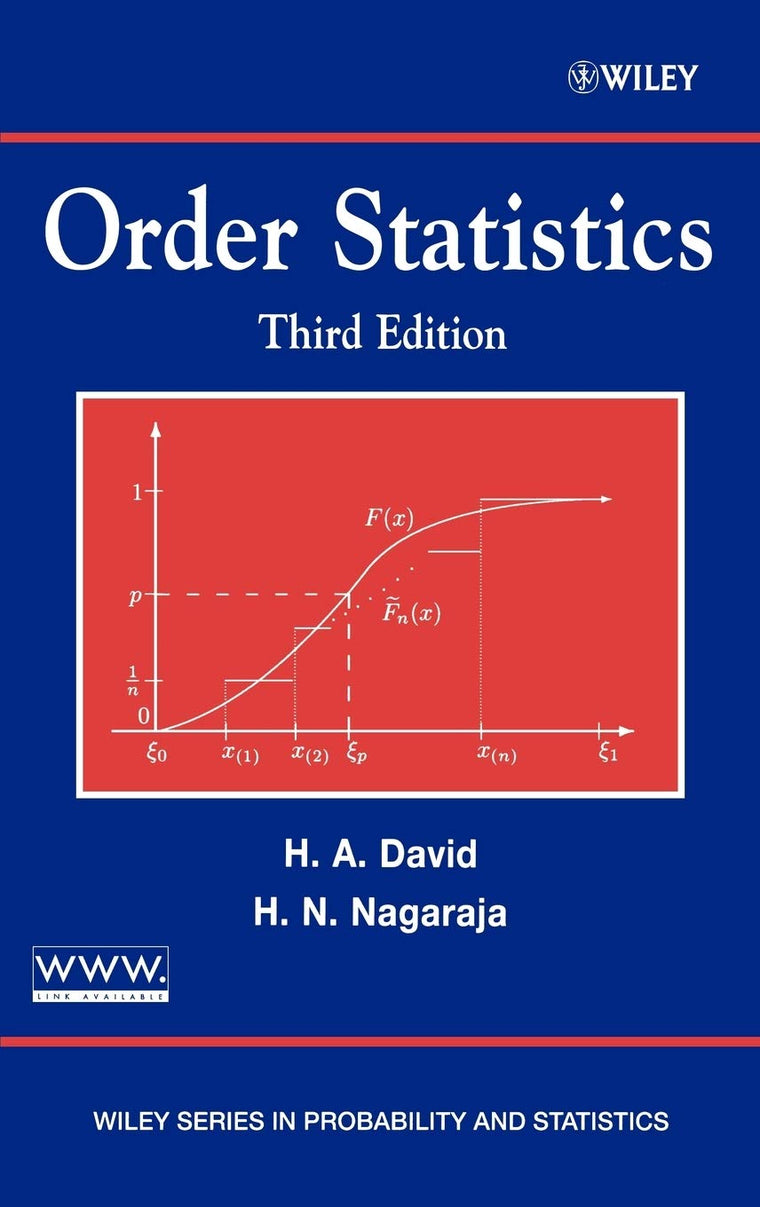 Order Statistics by David, Herbert A.