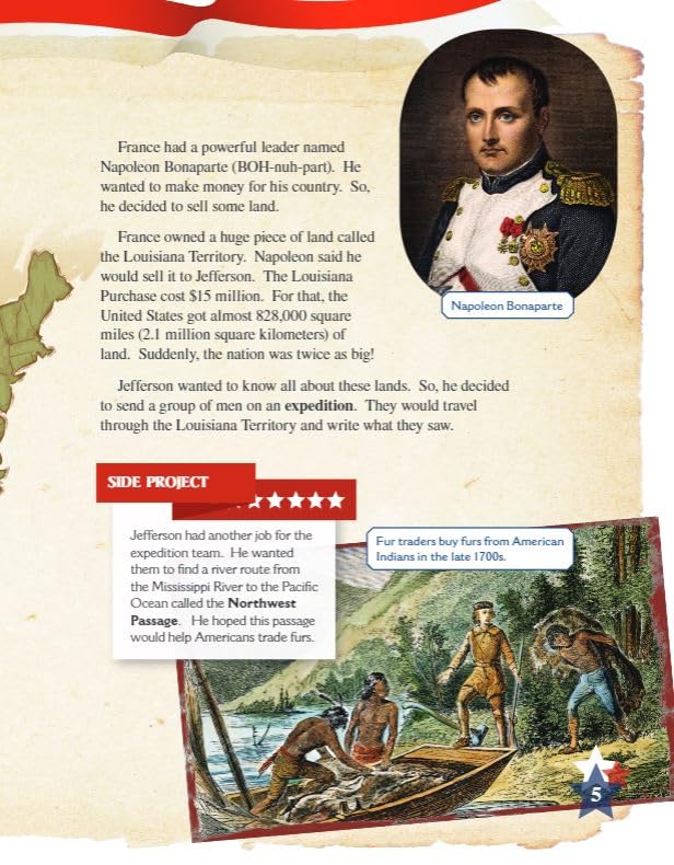 Lewis & Clark - Social Studies Book for Kids - Great for School Projects and Book Reports (Social Studies: Informational Text)