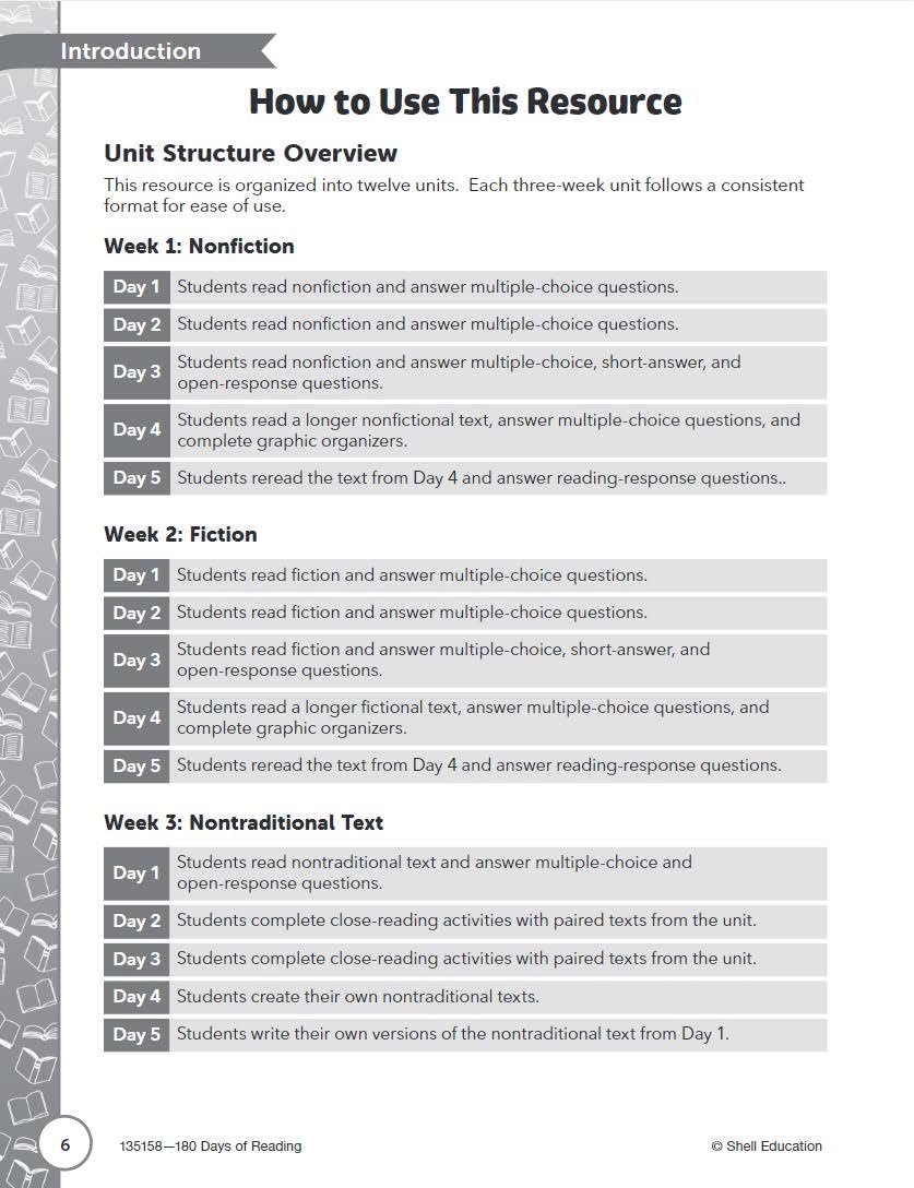 180 Days: Reading for 7th Grade Practice Workbook for Classroom and Home, Cool and Fun Practice Created by Teachers (180 Days of Practice)