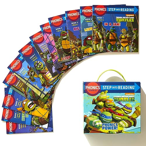 Phonics Power! (Teenage Mutant Ninja Turtles): 12 Step into Reading