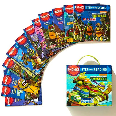 Phonics Power! (Teenage Mutant Ninja Turtles): 12 Step into Reading