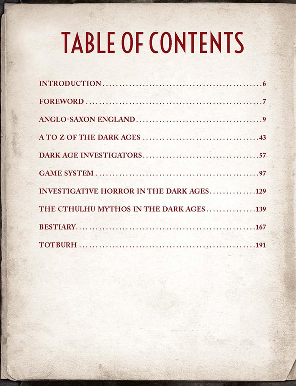 Cthulhu Dark Ages (Call of Cthulhu Roleplaying Game)
