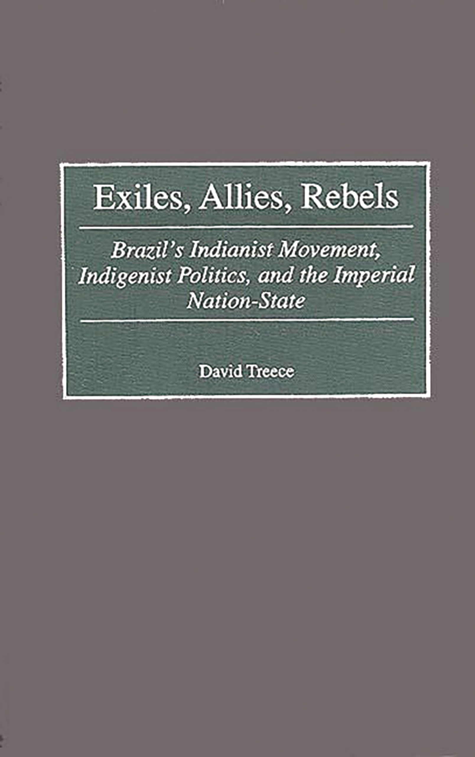 Exiles, Allies, Rebels: Brazil's Indianist Movement, Indigenist Politics, and the Imperial Nation-State (Contributions in Latin American Studies)