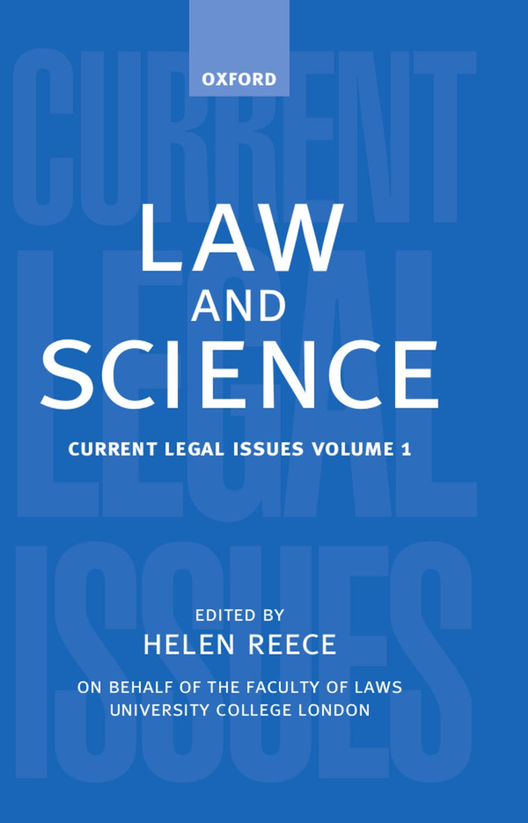Law and Science: Current Legal Issues 1998Volume 1