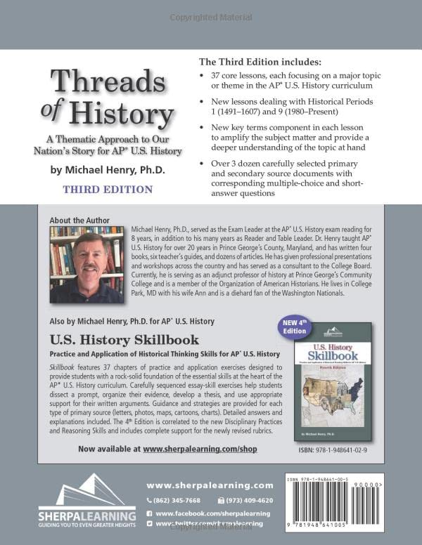Threads of History - Third Edition for Students