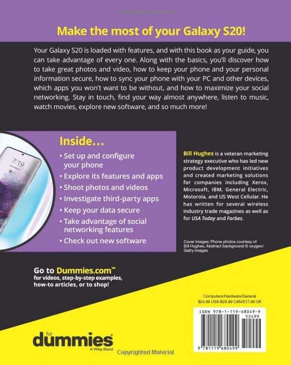 Samsung Galaxy S20 For Dummies