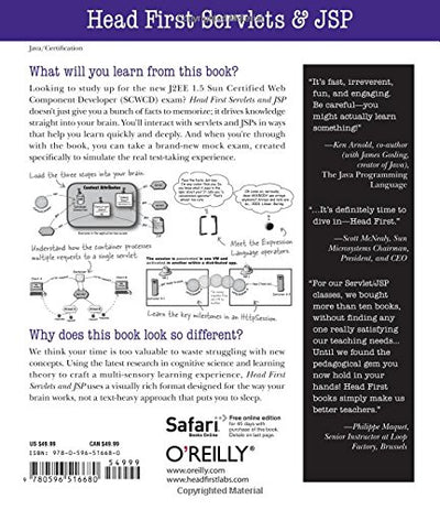 Head First Servlets and JSP: Passing the Sun Certified Web Component Developer Exam