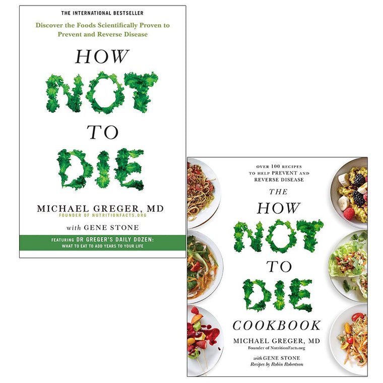 Michael greger 2 books collection set (how not to die, cookbook)
