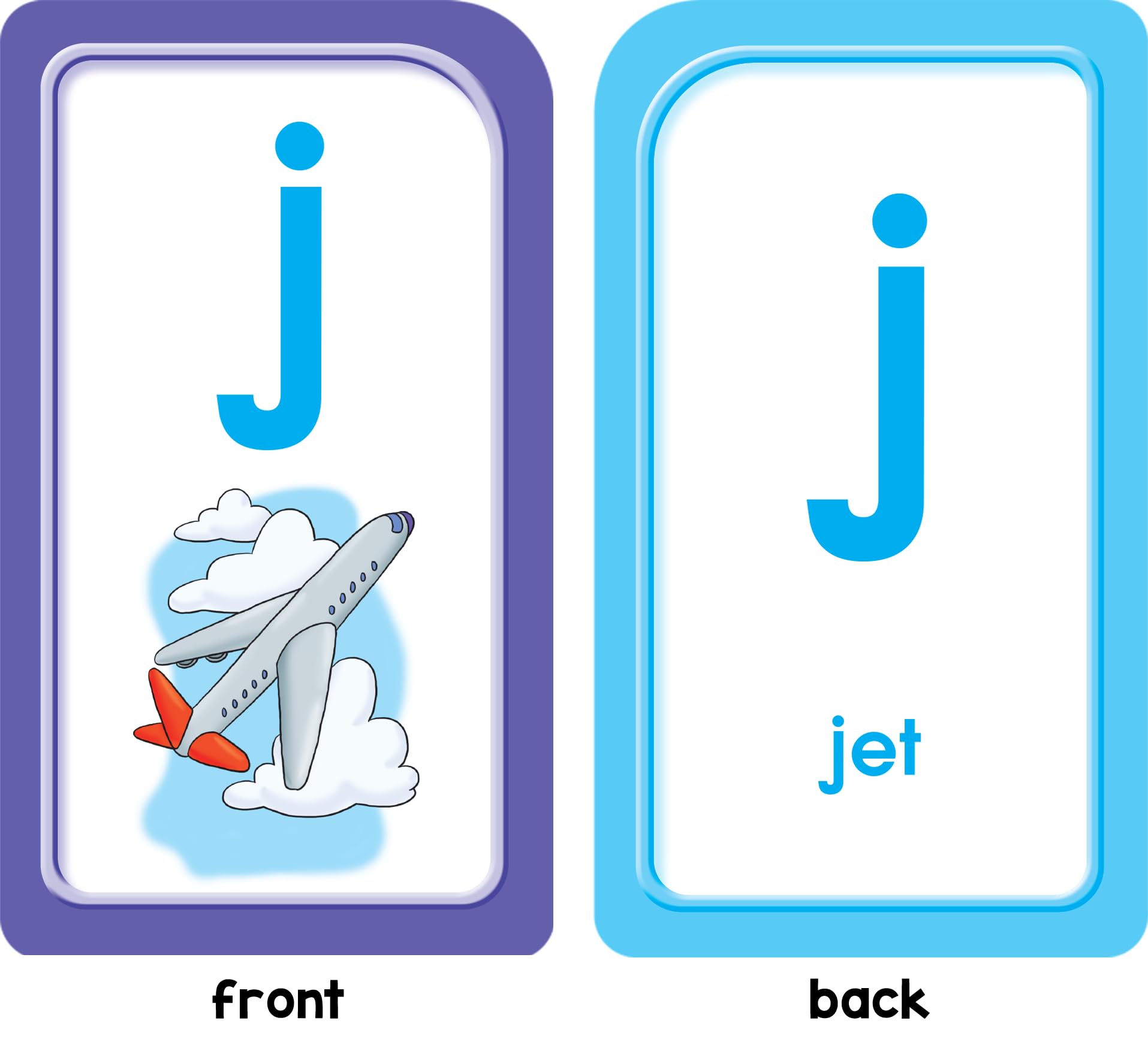School Zone Alphabet Match Flash Cards: 56 Cards, Preschool, Kindergarten, ABC's, Letters, Matching, Beginning Sounds, Letter-Picture Recognition, Ages 4+
