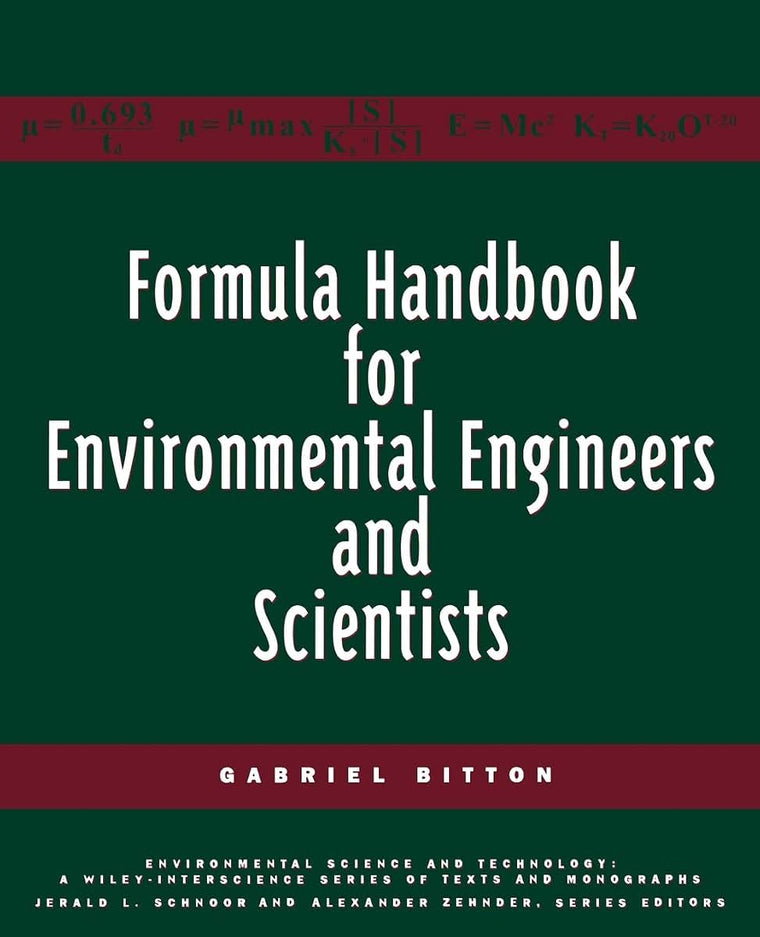 Formula Handbook for Environmental Engineers and Scientists