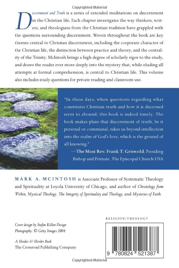 Discernment and Truth: The Spirituality and Theology of Knowledge