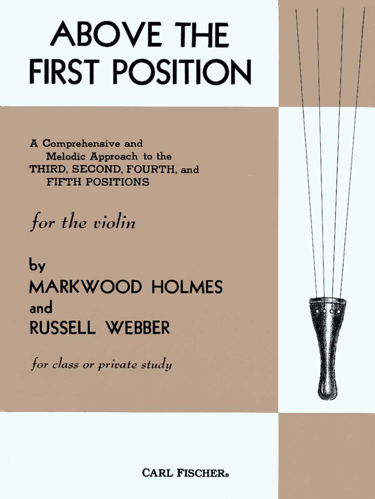 O3807 - Above the First Position - Violin
