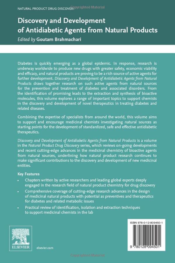 Discovery and Development of Antidiabetic Agents from Natural Products: Natural Product Drug Discovery