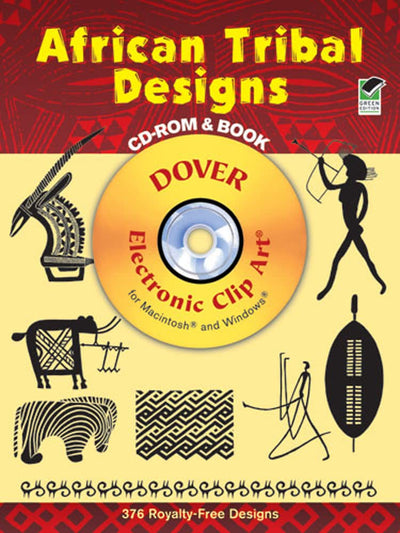 African Tribal Designs CD-ROM and Book (Dover Electronic Clip Art)