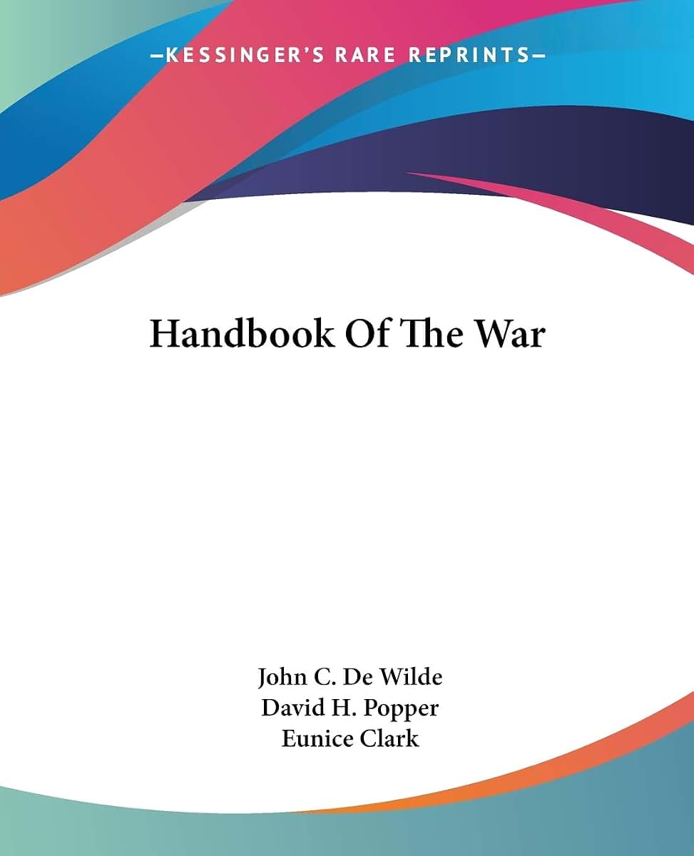 Handbook Of The War