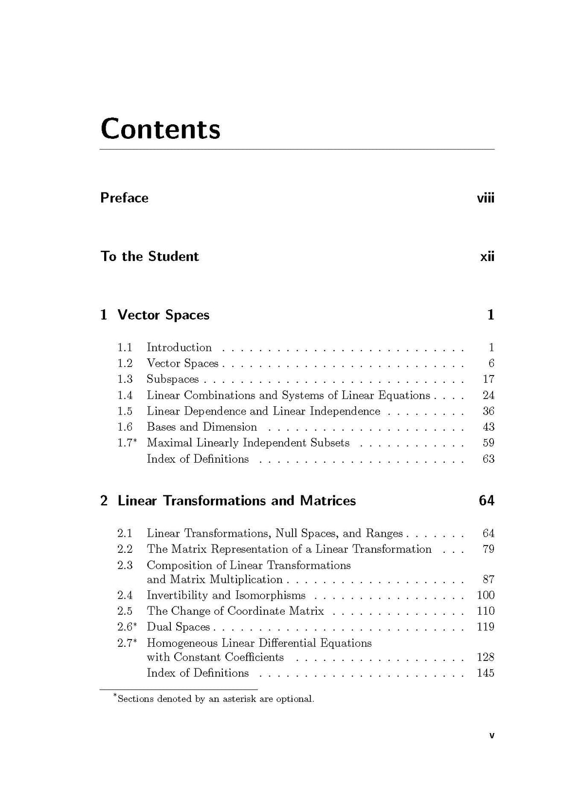 LINEAR ALGEBRA