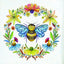 Joyous Blooms to Color: Coloring Book for Adults and Kids to Share: A Springtime Book For Kids