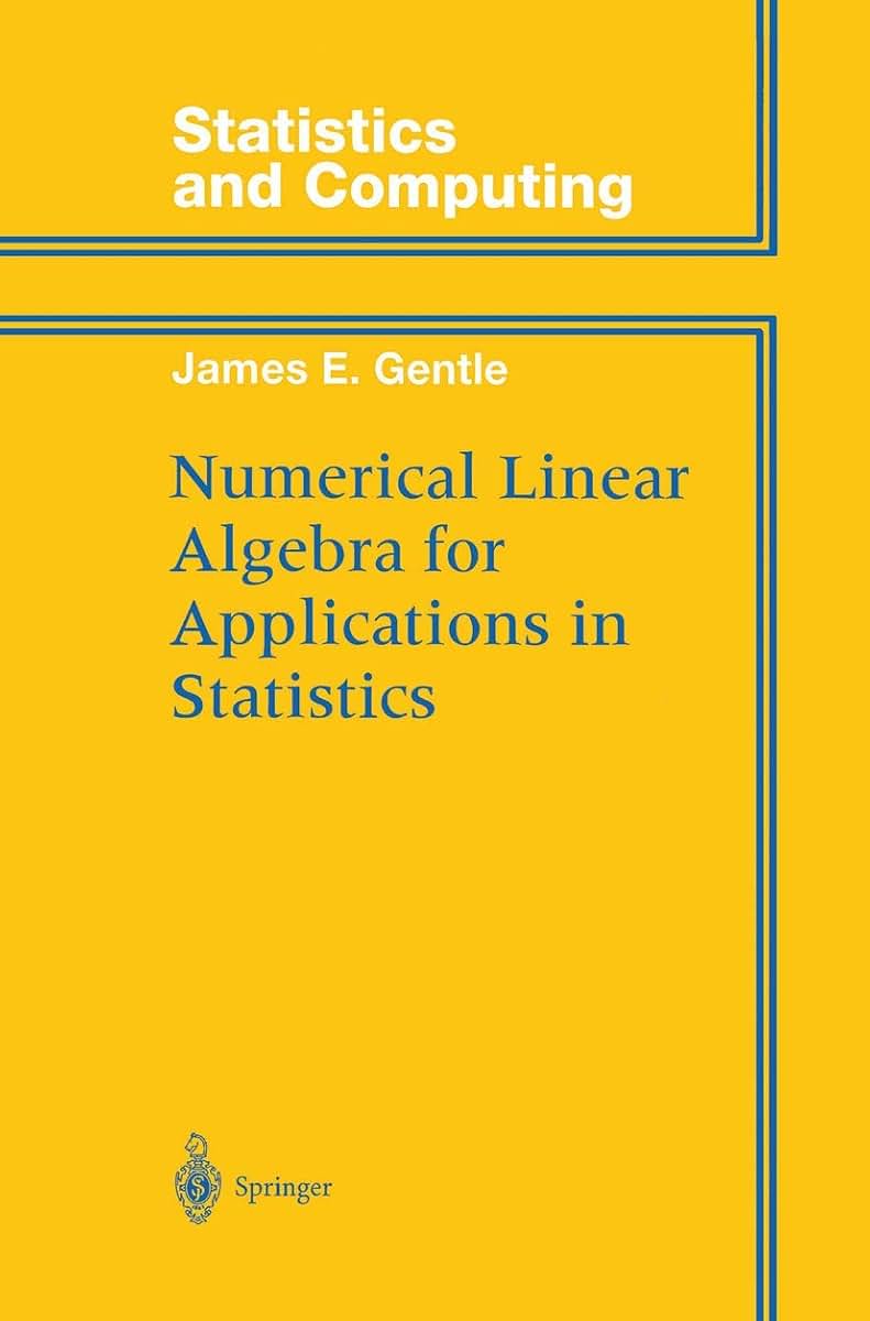 Numerical Linear Algebra for Applications in Statistics (Statistics and Computing)